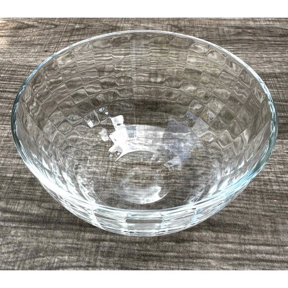 Vetri Delle Venezie Style Stunning Design Clear 5.5" Salad/Dessert Bowls-Set 8 - Picture 4 of 9